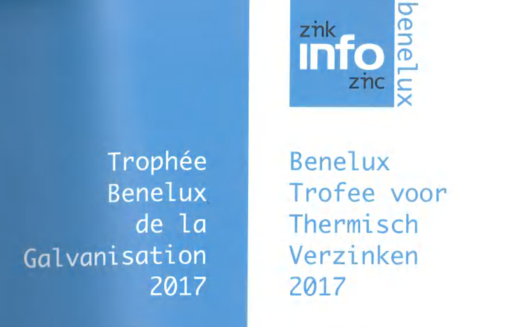 Benelux Trofee voor Thermisch verzinken 2017.
